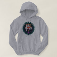 Fierce Psychedelic Tiger Hoodie 🐅 ✨