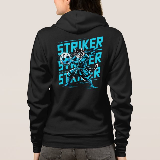 Sudadera Fierce Samurai Striker Cat Hoodie for Women (Reverso)