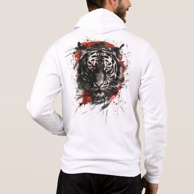 Sudadera Fieron Tigre Tinta Splash (Reverso)