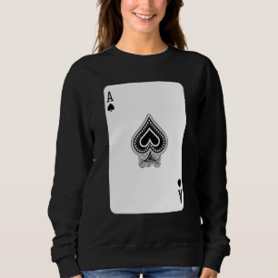Sudadera Fiesta Ace Of Spades Poker Pro Lucky Player Ganado