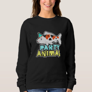Sudadera Fiesta Carpa Animal Pescado Pescado de Oro Gráfica