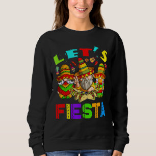 Sudadera Fiesta Cinco De Mayo Gnomes Mexicanos Pa