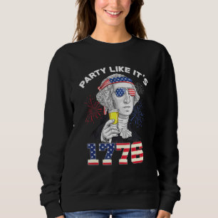 Sudadera Fiesta Como Si Fuera 1776 4 De Julio George Washin