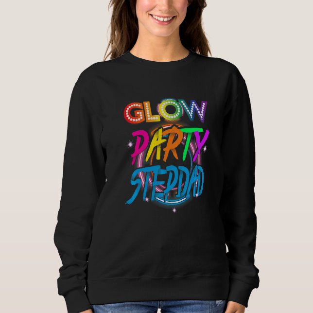 Sudadera Fiesta de brillo Padrastro  Efecto de salpicadura  (Anverso)