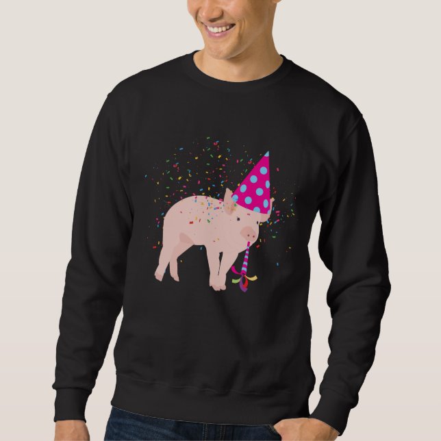 Sudadera Fiesta de cerdos - Animales con Fiesta (Anverso)