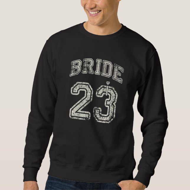 Sudadera Fiesta de compromiso de la novia, búsqueda de la n (Anverso)