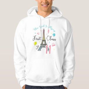 Sudadera Fiesta de cumpleaños con tema de París Torre Eiffe
