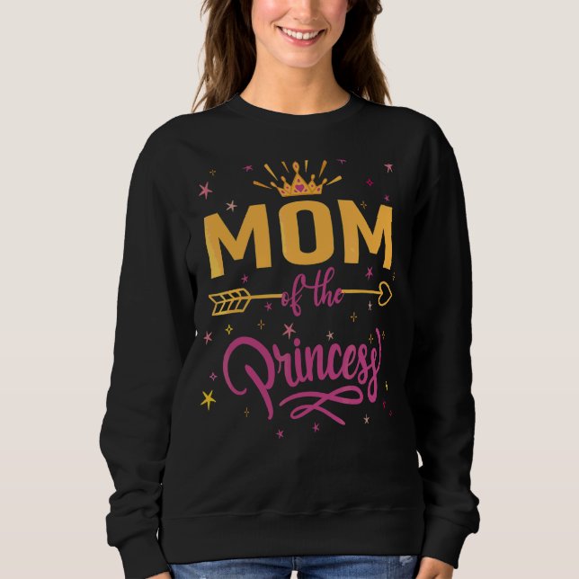 Sudadera Fiesta De Cumpleaños De Las Niñas Princesas De Bir (Anverso)