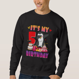 Sudadera Fiesta de cumpleaños del pingüino infantil 5