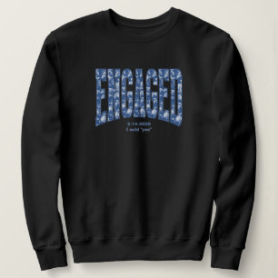 Sudadera Fiesta de Despedida de Soltera con Toile Azul Mari