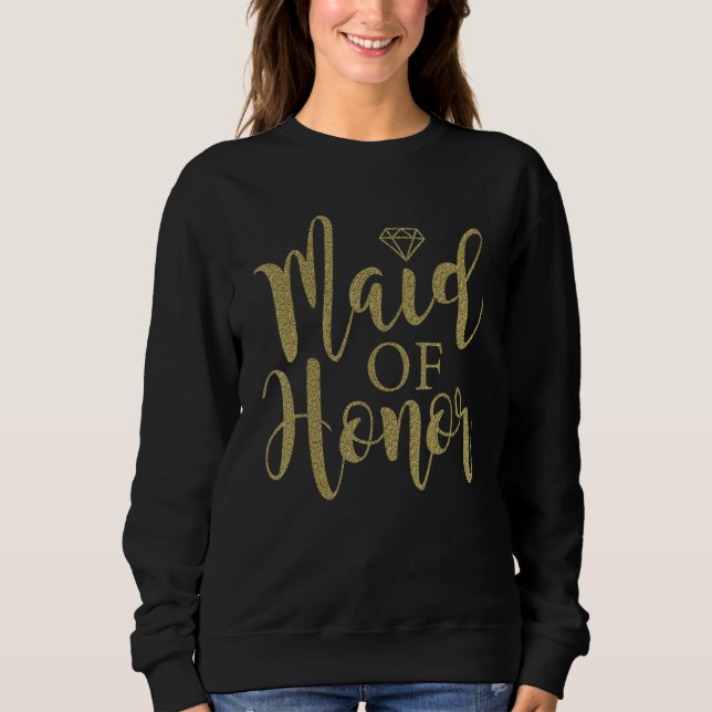 Sudadera Fiesta de Despedida de Soltera Dama de Honor Fiest (Anverso)