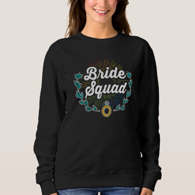 Sudadera Fiesta de Despedida de Soltera Damas de Honor Coin (Anverso)