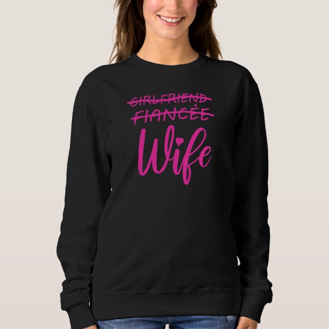 Sudadera Fiesta de Despedida de Soltera de Esposa Mujeres   (Anverso)