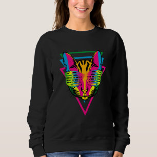 Sudadera Fiesta de Gatito Divertida Música EDM Rave Techno