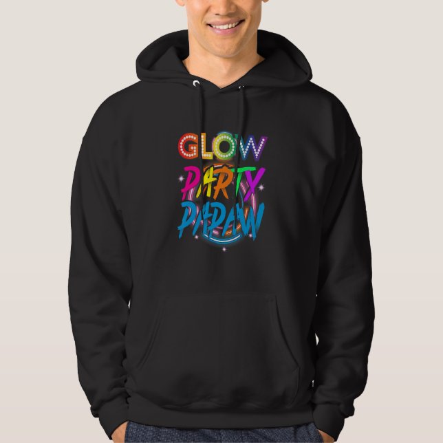 Sudadera Fiesta de Glow Papaw   Efecto de Salpicadura de Pi (Anverso)