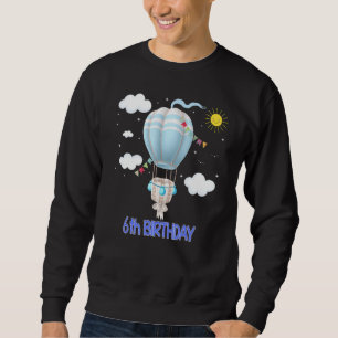 Sudadera Fiesta de Grupo de Niño Cumpleaños en Globo Aerost