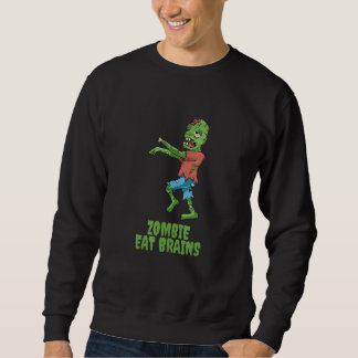 Sudadera Fiesta de Halloween de zombies que comen cerebros