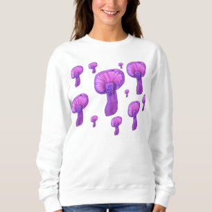 Sudadera Fiesta de hongos morados
