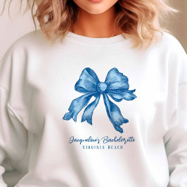 Sudadera Fiesta de la Boda Azul Francesa inspirada en el in