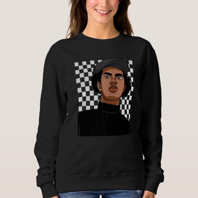 Sudadera Fiesta de la pantera del Mes de la Historia Negra  (Anverso)