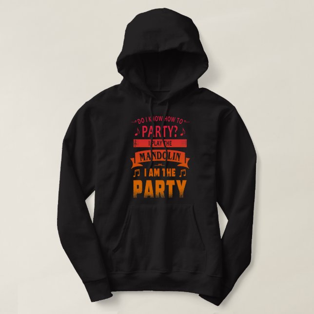 Sudadera Fiesta de Mandolin Lover (Diseño del anverso)