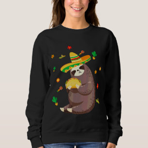 Sudadera Fiesta De Mayo Sombrero Slote Cinco Comidas Mexica