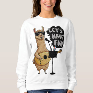 Sudadera Fiesta de música de Llama