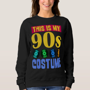 Sudadera fiesta de música de los 90's Este es mi disfraz de