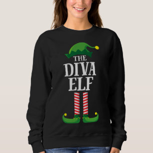 Sudadera Fiesta de Navidades familiares de Diva Elf Matchin