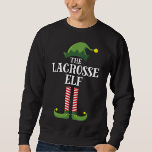 Sudadera Fiesta de Navidades familiares de Lacrosse Elf Mat