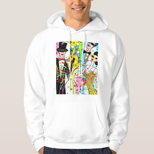 Sudadera Fiesta de Nochevieja (Anverso)
