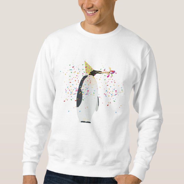 Sudadera Fiesta de pingüinos - Animales con Fiesta (Anverso)