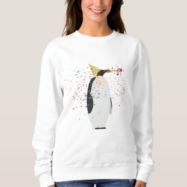 Sudadera Fiesta de pingüinos - Animales con Fiesta (Anverso)