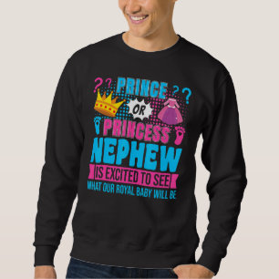 Sudadera Fiesta de Revelación del Sexo del Bebé Sobrino Prí