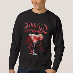 Sudadera Fiesta de Soltera Cóctel Barman Tipo de Sangre Cos