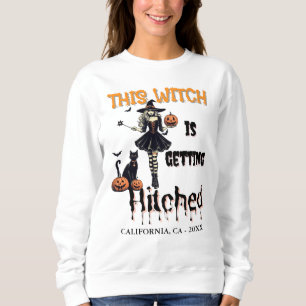 Sudadera Fiesta de Soltera de Halloween Esta Bruja se va a