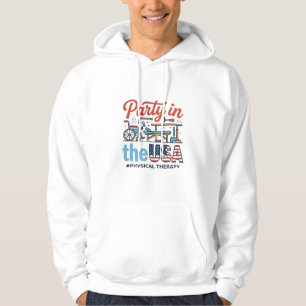Sudadera Fiesta de Terapia Física en EE. UU. Camiseta Vinta