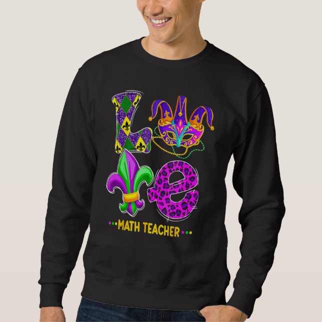 Sudadera Fiesta del Carnaval del Mardi Gras cómico (Anverso)