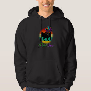 Sudadera Fiesta del Carnaval Pug Mardi Gras Mask Funny Para