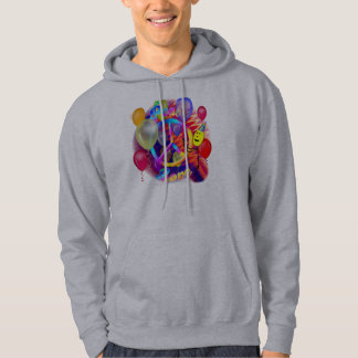 Sudadera fiesta del tema de la paz del amor de los años 60