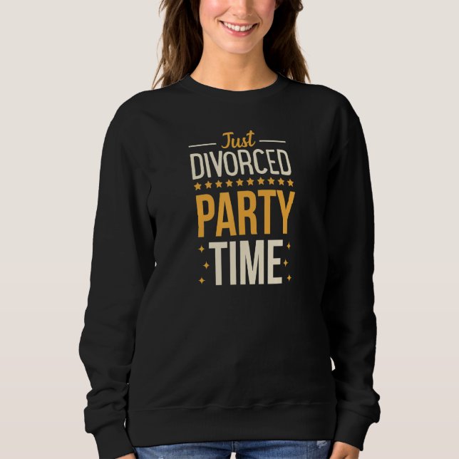 Sudadera Fiesta divorciada recién Fiesta divorciada 2 (Anverso)