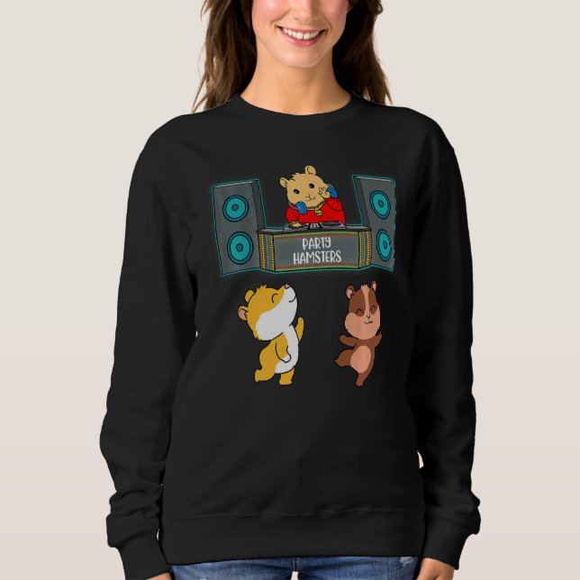 Sudadera Fiesta Hamsters 1 (Anverso)
