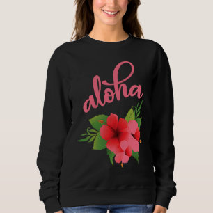 Sudadera Fiesta Hawaiana Hibisco Aloha Hawaii