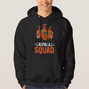Sudadera Fiesta  Llama Amistad Escuadrón Alpaca