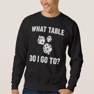 Sudadera Fiesta nocturno de reglas de juego de los dados de