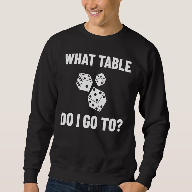 Sudadera Fiesta nocturno de reglas de juego de los dados de (Anverso)