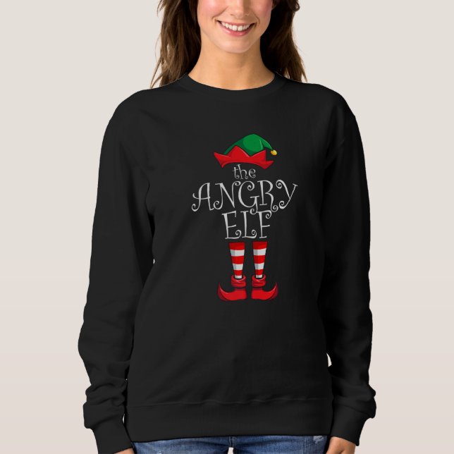 Sudadera Fiesta Pajama A De Navidades Familiares De Elf Eno (Anverso)