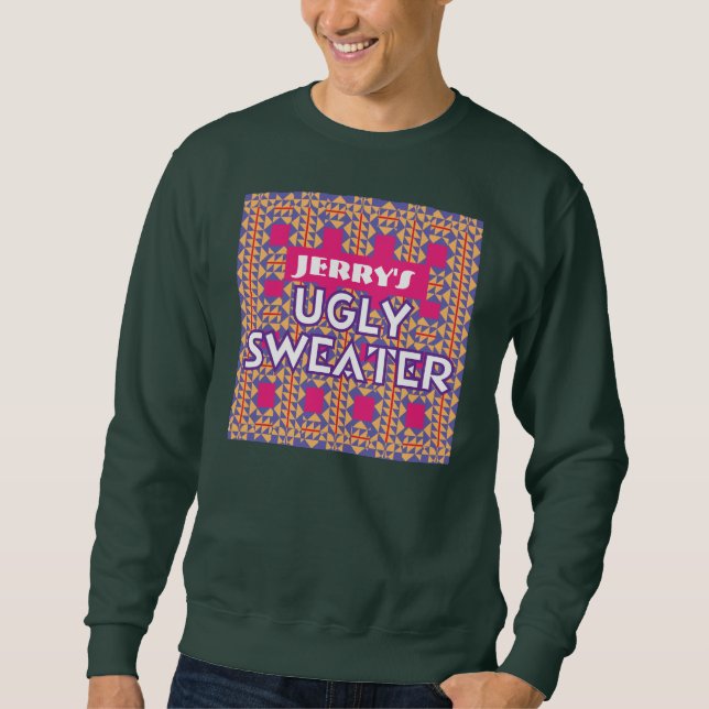 Sudadera Fiesta personalizada fea (Anverso)