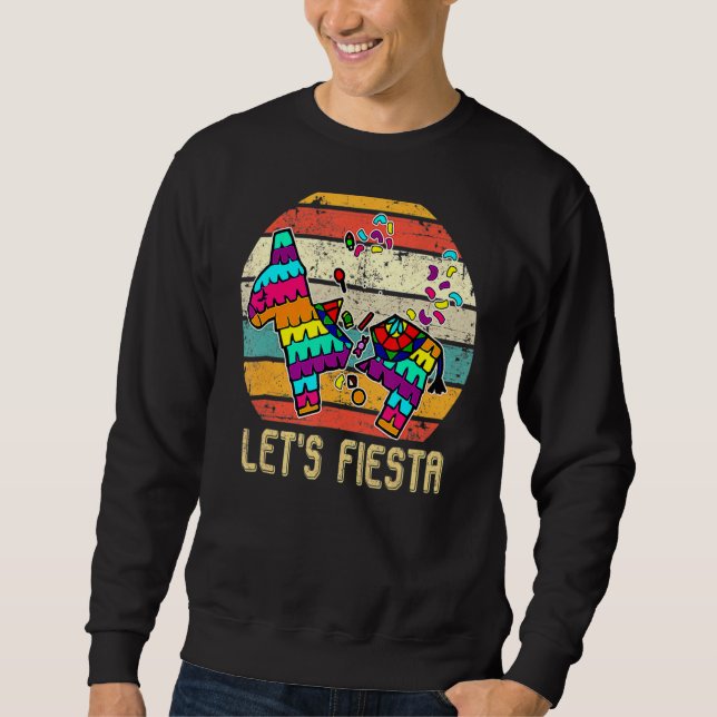 Sudadera Fiesta Pinata Feliz Cinco De Mayo Par (Anverso)