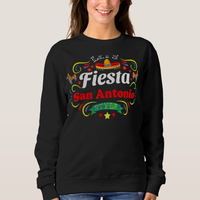 Sudadera Fiesta que bebe Fiesta San Antonio Cinco de (Anverso)